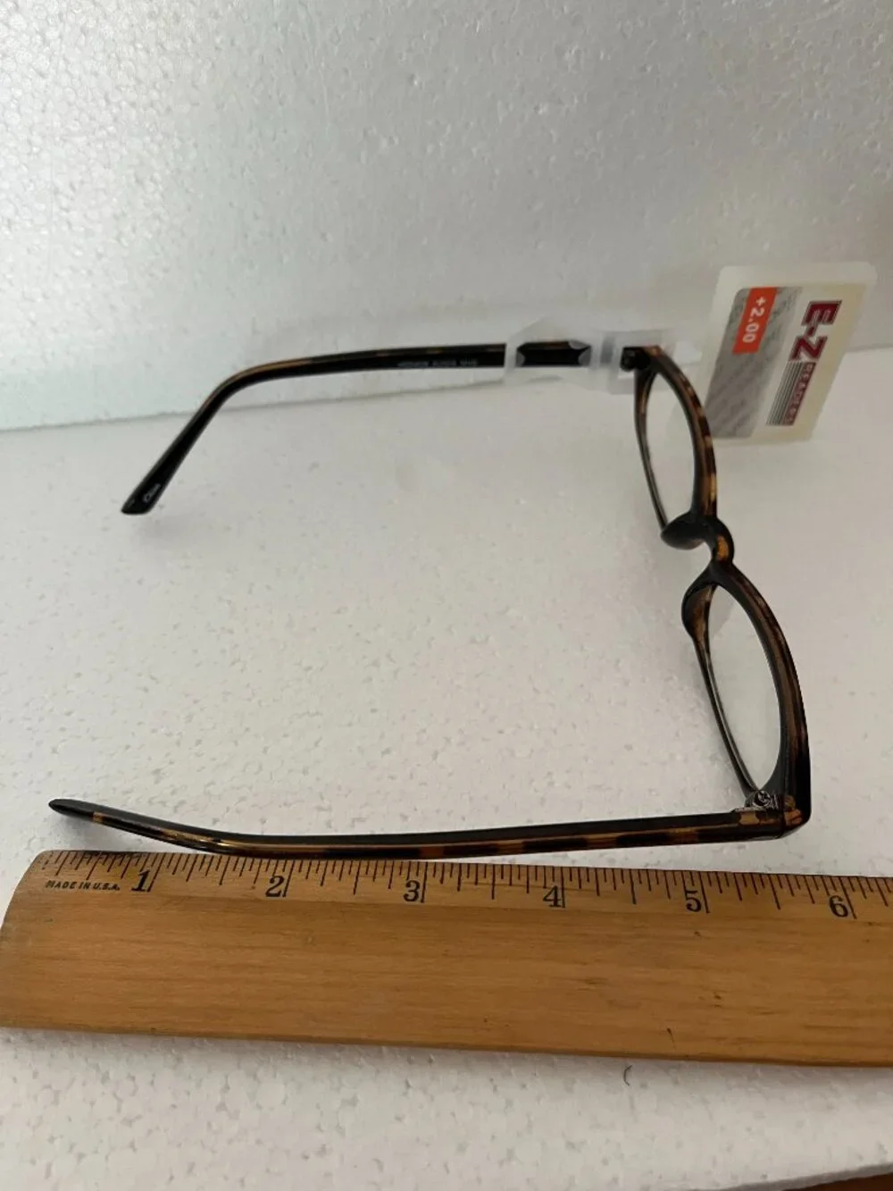 Magnivision Alycia MVG Reading Glasses +2.00 Diopter Tortoise Oval Slim Frame